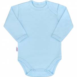 Kojenecké body s dlouhým rukávem New Baby Pastel modré