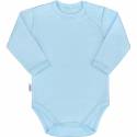 Kojenecké body s dlouhým rukávem New Baby Pastel modré