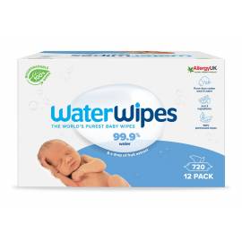 12x WATERWIPES Vlhčené obrúsky bez obsahu plastov 60 ks