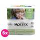 6x MOLTEX Pure&Nature Plienky jednorazové 4 Maxi (7-18 kg) 29 KS - ECONOMY PACK