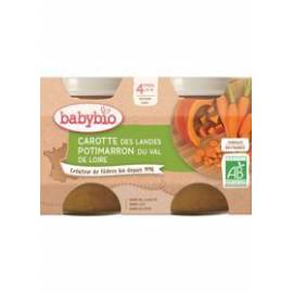 BABYBIO Príkrm mrkva tekvica (2x 130 g)