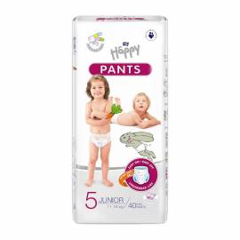 BELLA HAPPY Pants Nohavičky plienkové jednorazové 5 Junior (11-18 kg) 40 ks