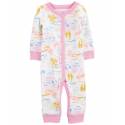 CARTER'S Overal bez nožičiek na cvoky Sleep&Play Pink Palm dievča 3m