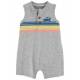 CARTER'S Overal letný Multi Stripes chlapec 12m