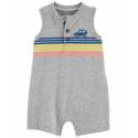 CARTER'S Overal letný Multi Stripes chlapec 12m