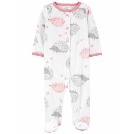 CARTER'S Overal na cvoky fleece Sleep&Play Pink Hedgehog dievča PRE