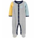 CARTER'S Overal na cvoky Sleep&Play Grey&Multicolor chlapec 3m