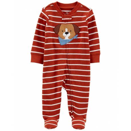 CARTER'S Overal na zips Sleep&Play Dog Red chlapec PRE /veľ. 46