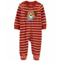 CARTER'S Overal na zips Sleep&Play Dog Red chlapec PRE /veľ. 46