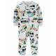 CARTER'S Overal na zips Sleep&Play Grey Vehicles chlapec NB/ veľ. 56