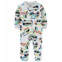 CARTER'S Overal na zips Sleep&Play Grey Vehicles chlapec NB/ veľ. 56