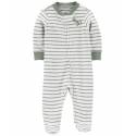 CARTER'S Overal na zip Sleep&Play Stripe Dino chlapec NB/ veľ. 56