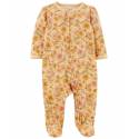 CARTER'S Overal na zips Sleep&Play Yellow Flowers dievča NB/veľ. 56