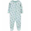 CARTER'S Overal zips Floral Mint dievča PRE/ veľ. 46