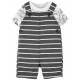 CARTER'S Set 2dielny tričko kr. rukáv, kraťasy na traky Stripe Safari chlapec 3m