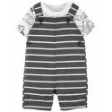 CARTER'S Set 2dielny tričko kr. rukáv, kraťasy na traky Stripe Safari chlapec 3m