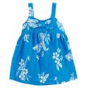 CARTER'S Šaty Blue Floral dievča 12m