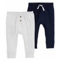 CARTER'S Tepláky Grey&Navy chlapec LBB 2ks 24m