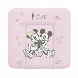 CEBA Podložka prebaľovacia mäkká na komodu (75x72) Disney Minnie & Mickey Pink