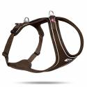 CURLI Postroj pre psov Belka Comfort Brown M, 20-30 kg