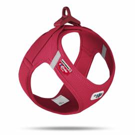 CURLI Postroj pre psov so sponou Air-Mesh Red M, 6-9 kg