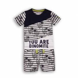 DIRKJE Set 2dielny C-SO SUNNY YOU ARE DINOMITE 68 Navy-White