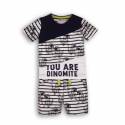 DIRKJE Set 2dielny C-SO SUNNY YOU ARE DINOMITE 68 Navy-White