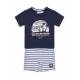 DIRKJE Set 2dielny kr. nohavice 74 Navy+White+Stripe