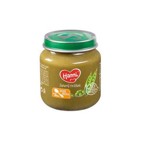 HAMI Príkrm zeleninový Zelený hrášok 125g