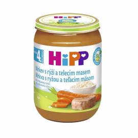 HiPP BIO Karotka s ryžou a teľacím mäsom (190 g) - mäsovo-zeleninový príkrm