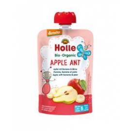 HOLLE Apple Ant Bio pyré jablko banán hruška 100 g (6+)