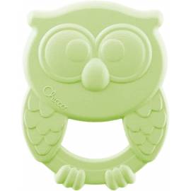 CHICCO Hryzačka Eco+ Sova Owly zelená 3m+