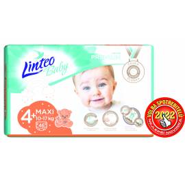 LINTEO BABY Premium Plienky jednorazové 4+ MAXI+ (10-17 kg) 46 ks